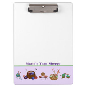 Knitting Charts Yarn Arts Graph Notebook Clipboard