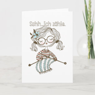 Knitting Craft Beginner Knitting Needles Card