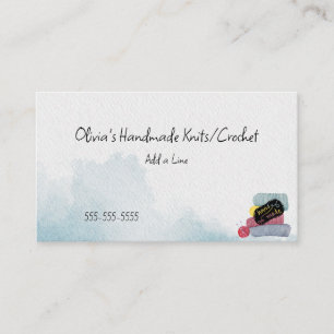 Knitting/Crochet Handmade Business Card