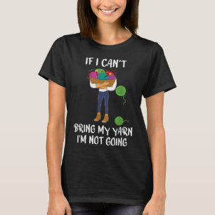 Knitting Crochet Lover Gifts Retro Sunset Yarn Fun T-Shirt