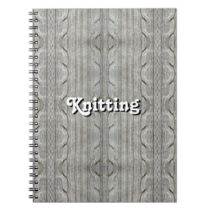 Knitting (customizable) notebook