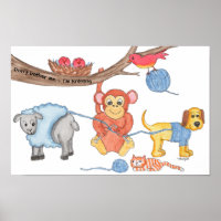 Knitting - Don't Bother Me - I'm Knitting