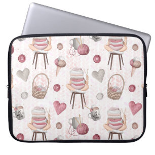 Knitting Essentials  Laptop Sleeve