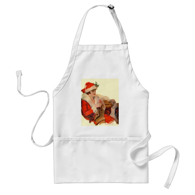 Knitting for Christmas Standard Apron (Front)