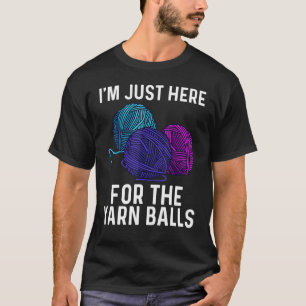 Knitting For Men Women Crochet Yarn Thread 4 T-Shirt