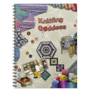 Knitting Goddess Notebook