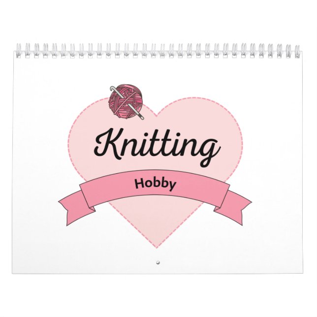 Knitting Hobby Calendar (Cover)