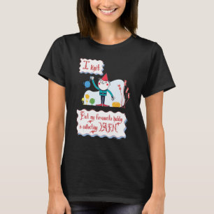 Knitting I Knit but My Favourite Hobby Is Collecti T-Shirt