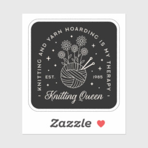 Knitting is my therapy funny yarn hoarding quotes