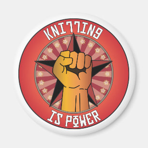 Knitting Is Power Magnet