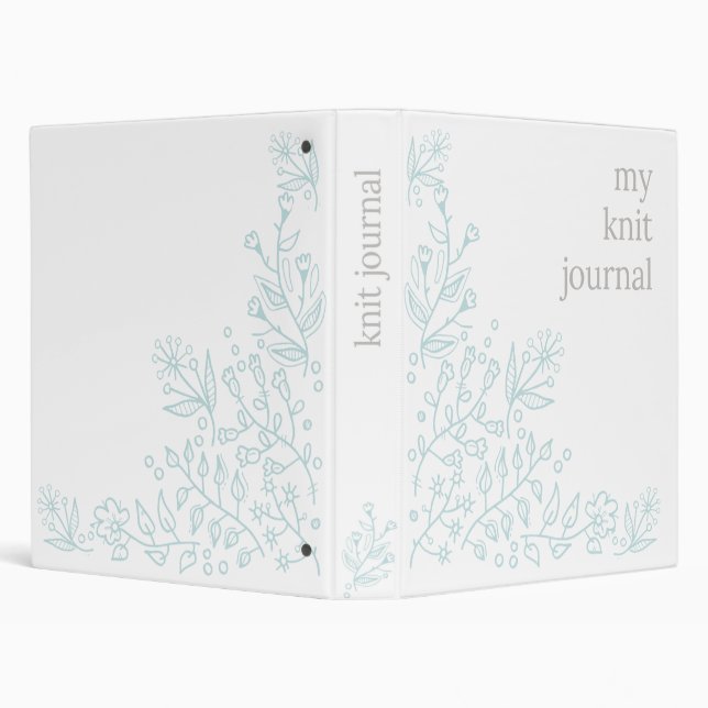 Knitting Journal/Organizer Binder (Background)