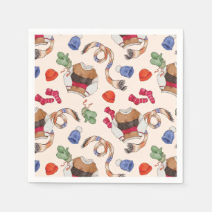 Knitting Joy (Linen) – Napkins