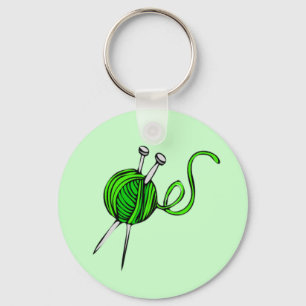 Knitting Keychain