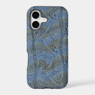 Knitting leaf lace sock for iPhone