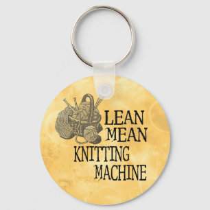 Knitting Machine Keychain