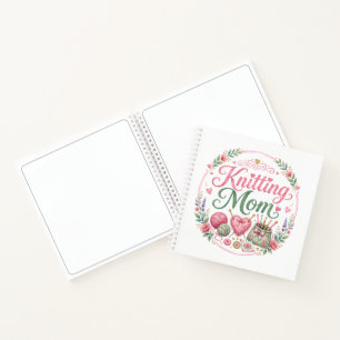 Knitting Mom - Spiral Notebook
