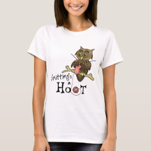 Knitting Owl T-shirt