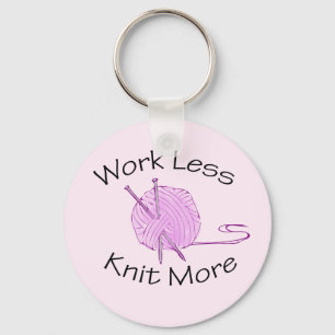 Knitting Passion Keychain