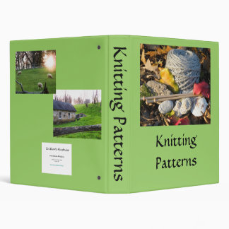 Knitting Pattern Book Binder
