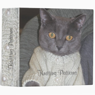 Knitting Patterns Binder