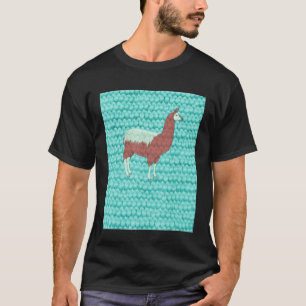 Knitting Patterns Llama Craft Hobby Wool Needles T-Shirt