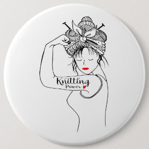 knitting power 6 inch round button