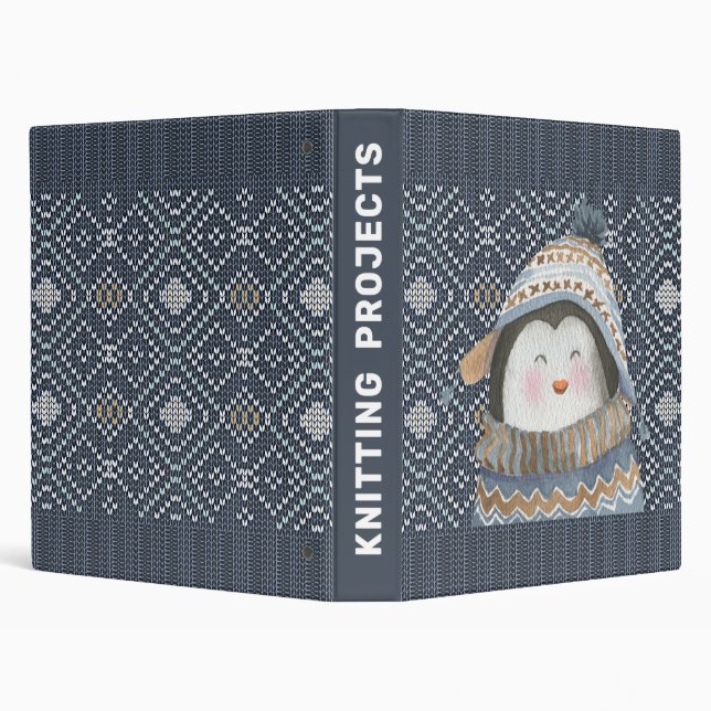 Knitting Projects  Binder (Background)
