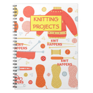 Knitting Projects Notebook