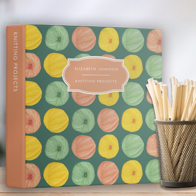 Knitting Projects Patterns Organizer Binder (Creator Uploaded)