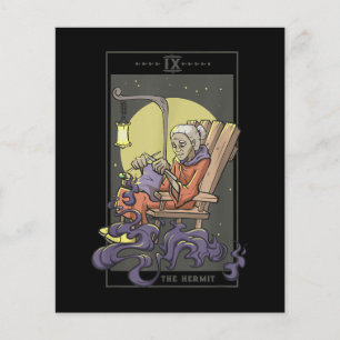 Knitting Sewing Hermit Tarot Card Crochet Quilting