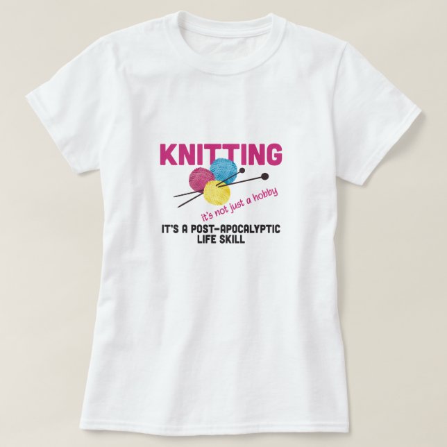 Knitting Skills Women's Basic T-Shirt (Design Front)