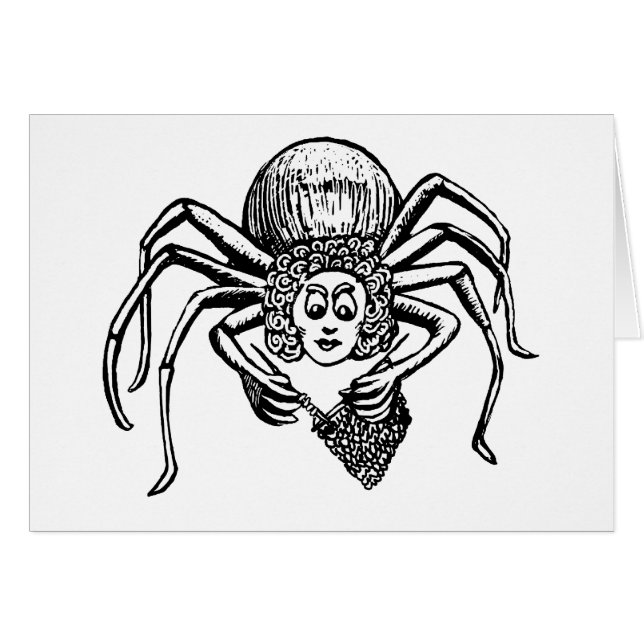 Knitting Spider (Tess) - White (Front Horizontal)