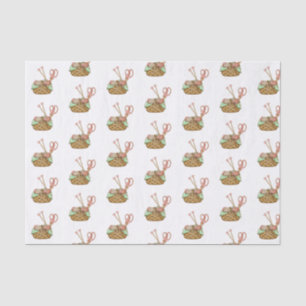 Knitting Themed Tissue Paper