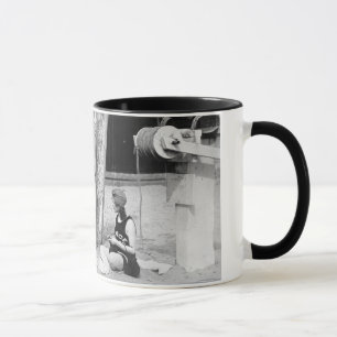 Knitting Venice Lifeguards, early 1900s Mug