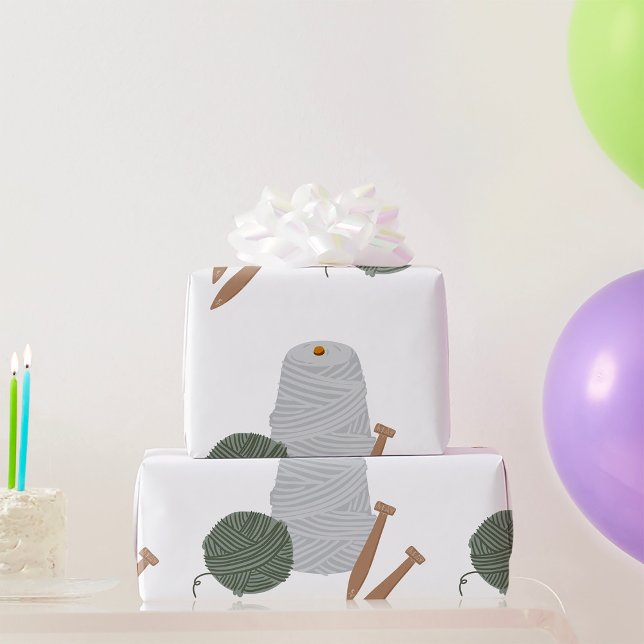 Knitting Wrapping Paper (Creator Uploaded)