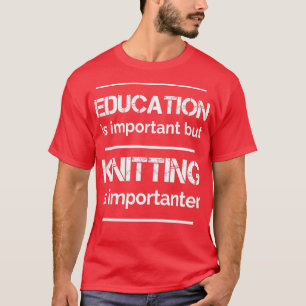Knitting Yarn Crochet Knitter Crocheting  (3)  T-Shirt