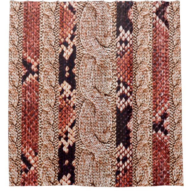 Knitwear Fabric Texture, geometric texture, snake  (Front)