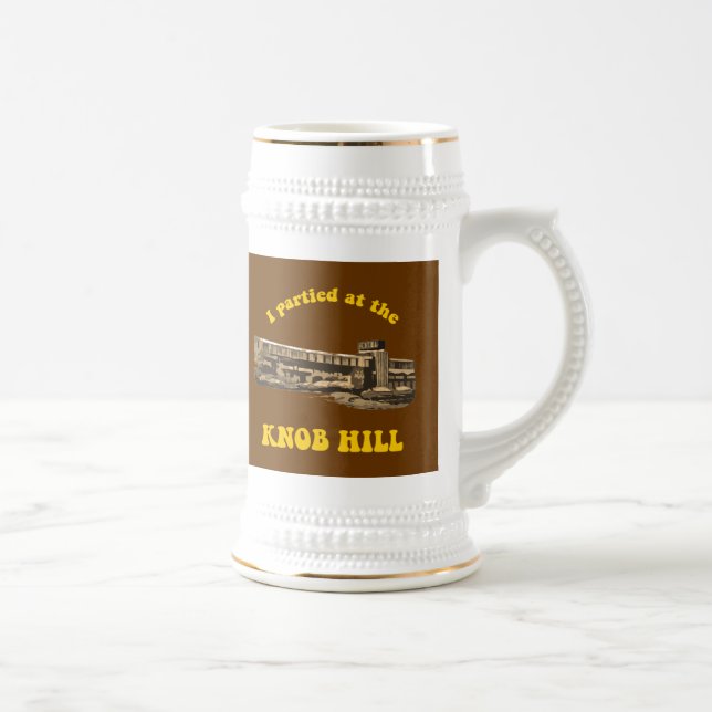 Knob Hill Beer Stein- Retro Design Stein (Right)
