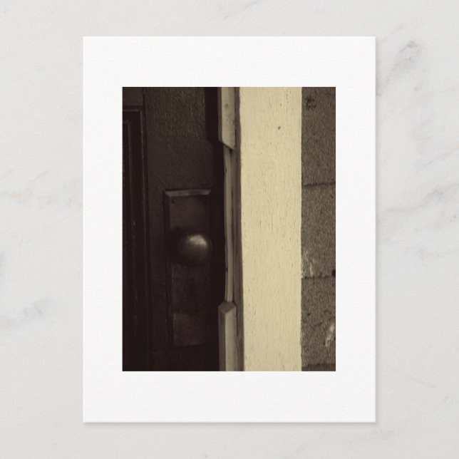 Knob in Sepia Postcard (Front)