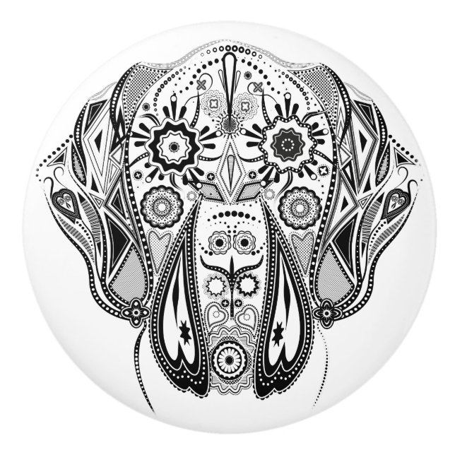 Knob with Great Dane (Front)