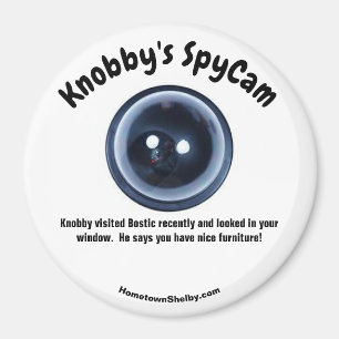 Knobby's SpyCam Bostic Fun Refrigerator  Magnet