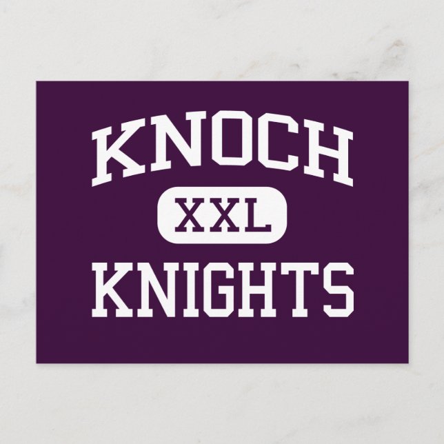 Knoch - Knights - High - Saxonburg Pennsylvania Postcard (Front)