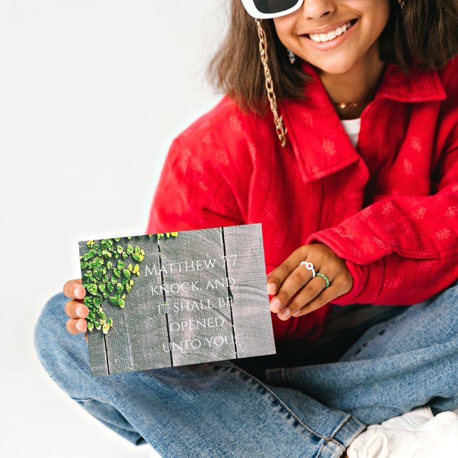 Knock And The Door Will Open Get Well  Card (Creator Uploaded)