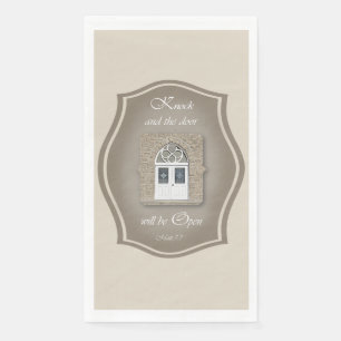 Knock and the Door will Open - Paper Napkin