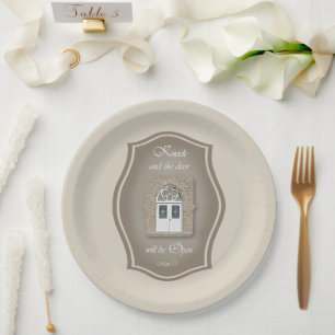 Knock and the Door will Open - Paper Plate