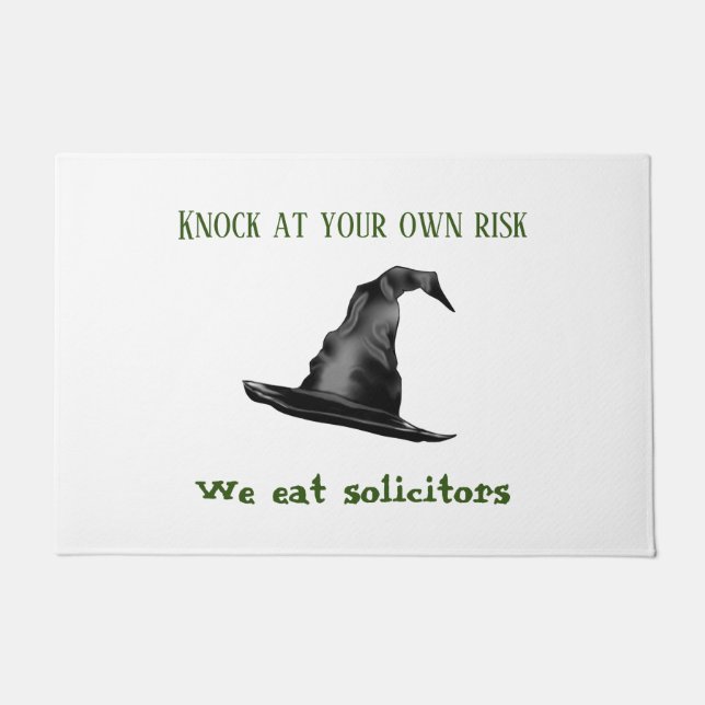 Knock at your own risk doormat (Front)