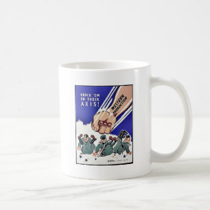 Knock 'Em On Their Axis, Western Production Coffee Mug