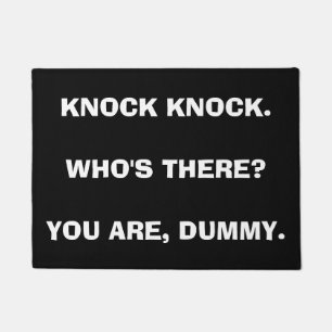 KNOCK KNOCK Funny Doormat - Customizable