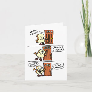 Knock Knock Loaf You Bread Mother's Day Card