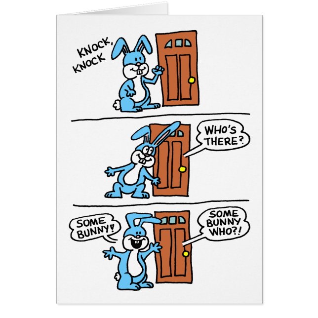 Knock Knock Quelques Lapin 1er Anniversaire (Devant)